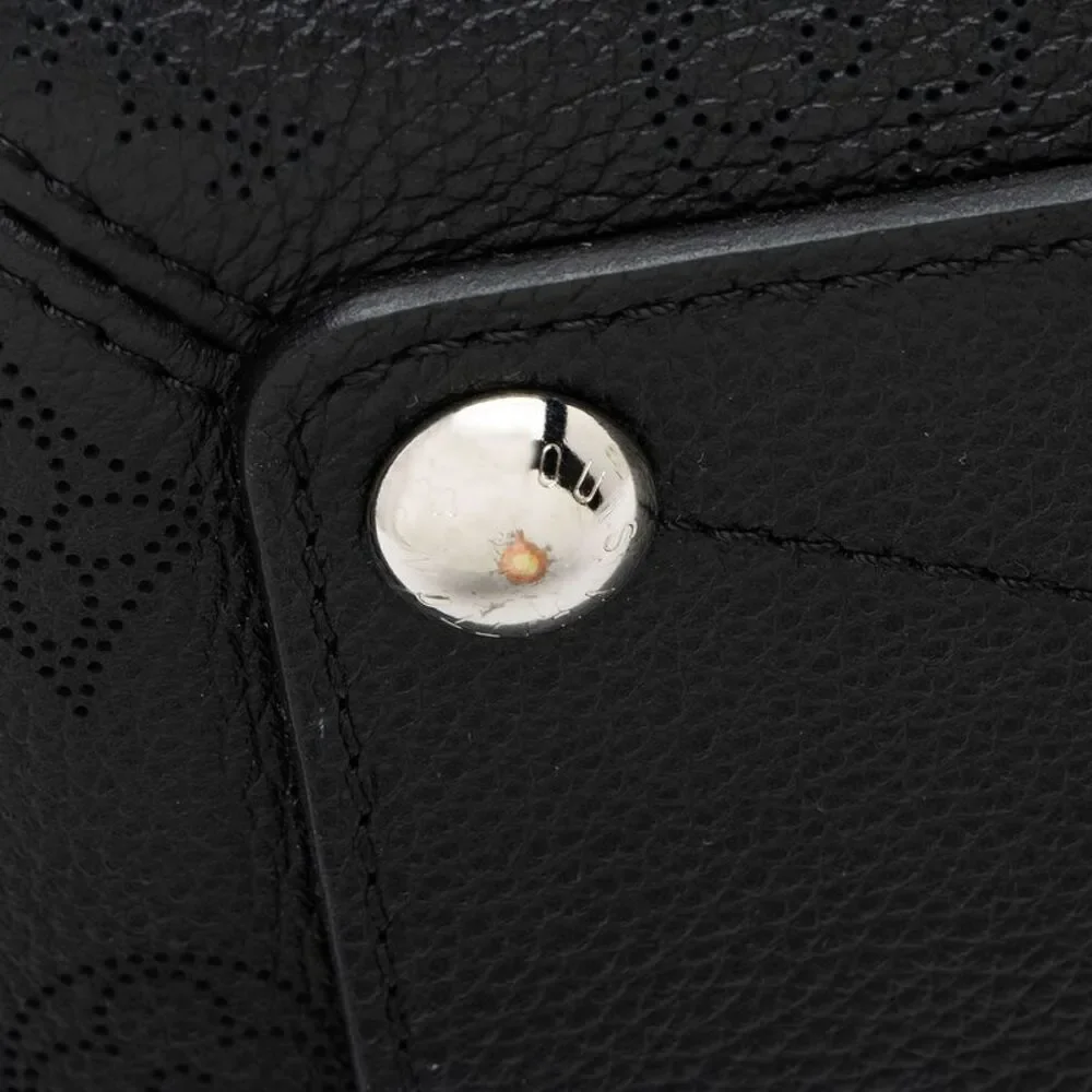 Louis Vuitton Mahina Leather Babylone PM Satchel